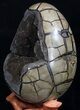 Septarian Dragon Egg Geode - Crystal Filled #37365-3